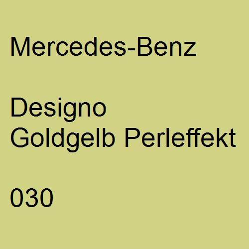 Mercedes-Benz, Designo Goldgelb Perleffekt, 030.